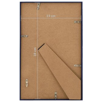 Fotolijsten 3 st voor tafel 13x18 cm MDF zwart 8