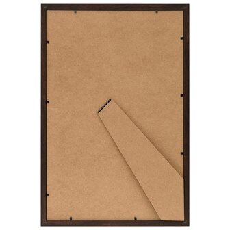 Fotolijsten 3 st voor tafel 21x29,7 cm MDF zwart 5