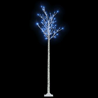 Kerstboom wilg met 200 blauwe LED&amp;apos;s binnen en buiten 2,2 m 2