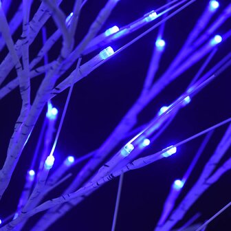 Kerstboom wilg met 200 blauwe LED&amp;apos;s binnen en buiten 2,2 m 4