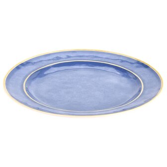 Redcliffs 12-delige Campingserviesset melamine blauw 4