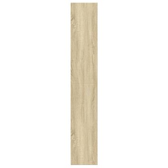 Boekenkast 57x28,5x174 cm bewerkt hout sonoma eikenkleurig 5