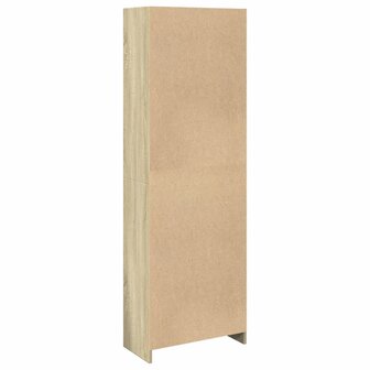 Boekenkast 57x28,5x174 cm bewerkt hout sonoma eikenkleurig 6