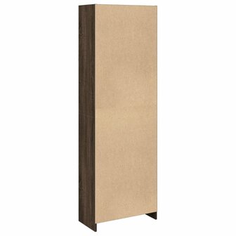 Boekenkast 57x28,5x174 cm bewerkt hout bruin eikenkleurig 6