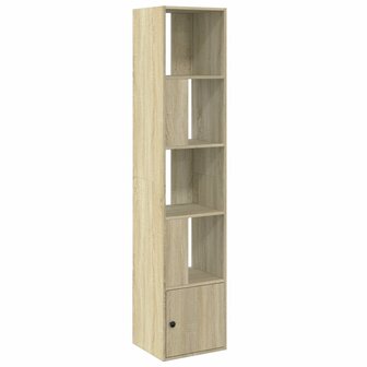 Boekenkast 40x36x189 cm bewerkt hout sonoma eikenkleurig 2