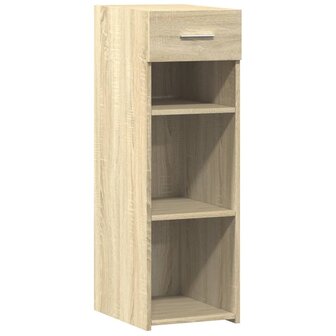 Dressoir 30x42,5x93 cm bewerkt hout sonoma eikenkleurig 2