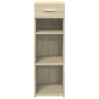 Dressoir 30x42,5x93 cm bewerkt hout sonoma eikenkleurig 4