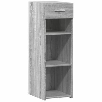 Dressoir 30x42,5x93 cm bewerkt hout grijs sonoma eikenkleurig 2