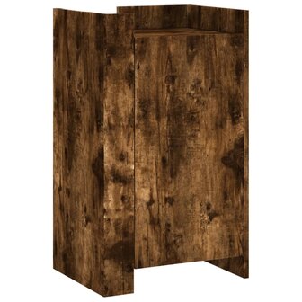 Dressoir 45x35x75 cm bewerkt hout gerookt eikenkleurig 2