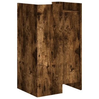 Dressoir 45x35x75 cm bewerkt hout gerookt eikenkleurig 6