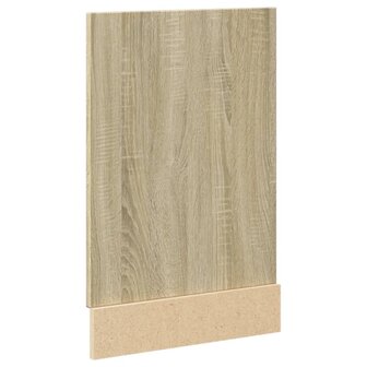 Frontpaneel vaatwasser 45x3x67 cm bewerkt hout sonoma eiken 6