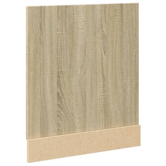 Frontpaneel vaatwasser 60x3x67 cm bewerkt hout sonoma eiken 6