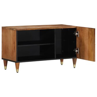 Tv-meubel 80x33x46 cm massief mangohout 3