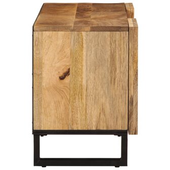 Tv-meubel 105x34x46 cm massief ruw mangohout 3