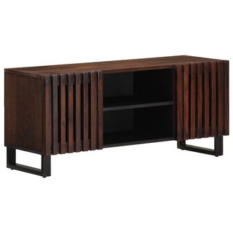 Tv-meubel 105x34x46 cm massief mangohout bruin 1