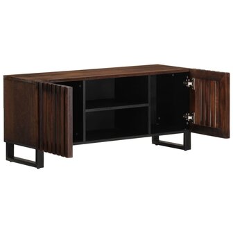 Tv-meubel 105x34x46 cm massief mangohout bruin 5