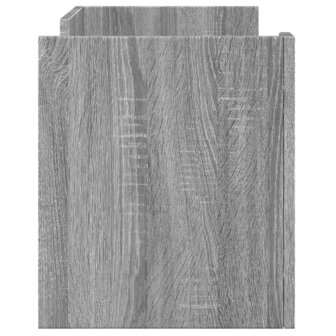 Tv-meubel 80x35x40 cm bewerkt hout grijs sonoma eikenkleurig 5