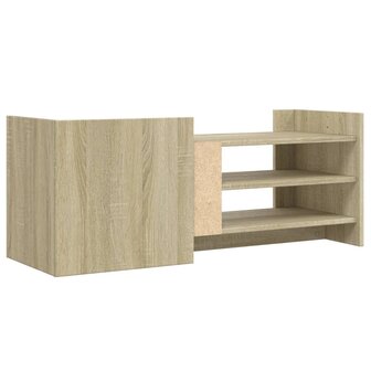 Tv-meubel 100x35x40 cm bewerkt hout sonoma eikenkleurig 6