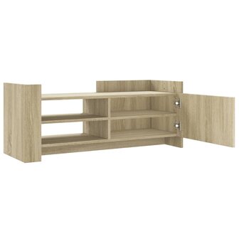 Tv-meubel 100x35x40 cm bewerkt hout sonoma eikenkleurig 8