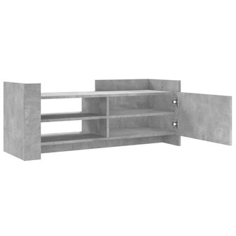 Tv-meubel 100x35x40 cm bewerkt hout betongrijs 8