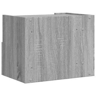 Nachtkastjes 2 st wandgemonteerd 45x30x35 cm grijs sonoma eiken 7