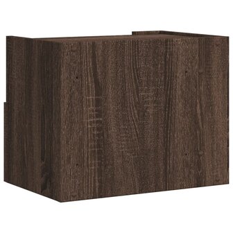 Nachtkastjes 2 st wandgemonteerd 45x30x35 cm bruin eikenkleurig 7