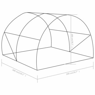 Kas 6 m&sup2; 3x2x2 m 12