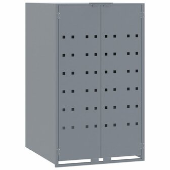 Containerberging voor 4 containers 276x79x117 cm staal grijs 4