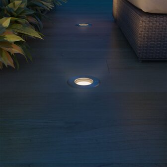 LED-Grondspots buiten 3 stuks rond 3