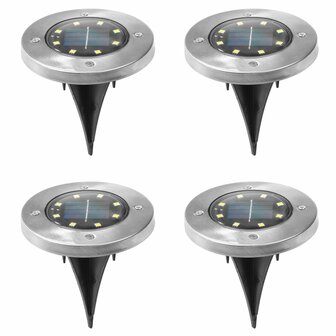 HI Grondlampen 4 st solar LED 2