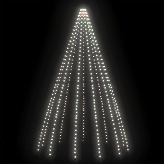 Kerstboomverlichting met 500 LED&amp;apos;s koudwit binnen/buiten 500 cm 2