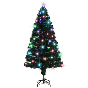 Kerstboom met LED en standaard 150 cm glasvezel 3