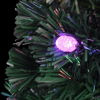 Kerstboom met LED en standaard 150 cm glasvezel 8