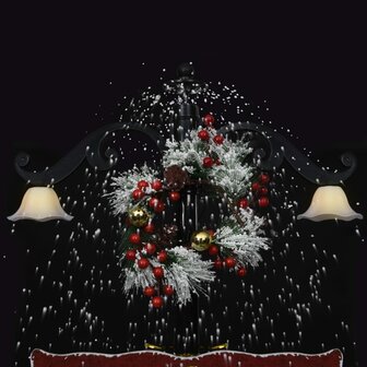 Kerstboom sneeuwend met paraplubasis 170 cm PVC blauw 6