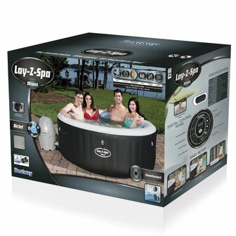 Bestway Bubbelbad Lay-Z-Spa opblaasbaar Miami Air Jet 11