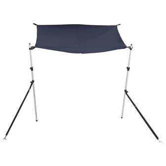 Schaduwdoekset T-top 170x170x(113-182,5) cm blauw 4