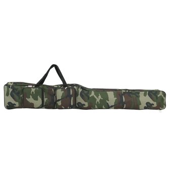 Hengeltas 150 cm camouflage oxford stof groen 1