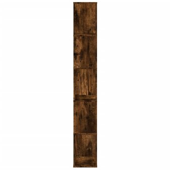 Boekenkast 5-laags 45x23,5x162,5 cm bewerkt hout gerookt eiken 4