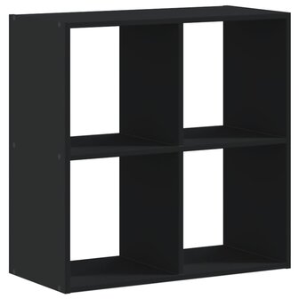 Boekenkast 68,5x32x68,5 cm bewerkt hout zwart 6