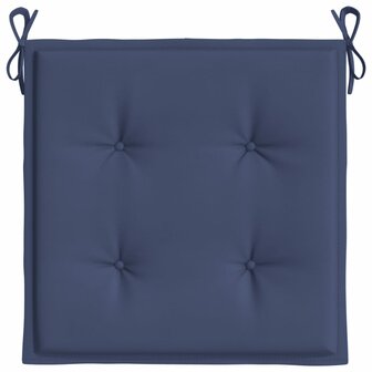 Palletkussens 2 st 50x50x3 cm oxford stof marineblauw 6