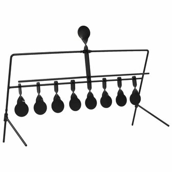 Schietschijf bewegend 8+1 targets 4