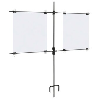 Targetkaartstandaard met schietkaarten 78x76 cm staal 3