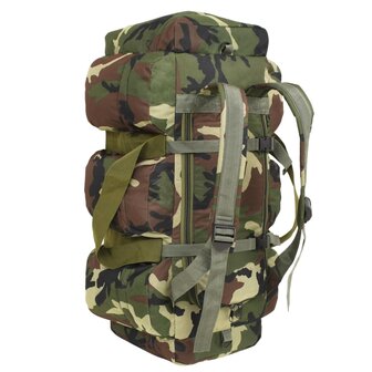 Plunjezak 3-in-1 legerstijl 90 L camouflage 3