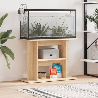 Aquariumstandaard 80x35x60 cm bewerkt hout sonoma eikenkleurig 1