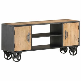 Tv-meubel 110x30x49 cm massief gerecycled hout 1