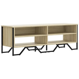 Tv-meubel 122x34x41 cm bewerkt hout sonoma eikenkleurig 2