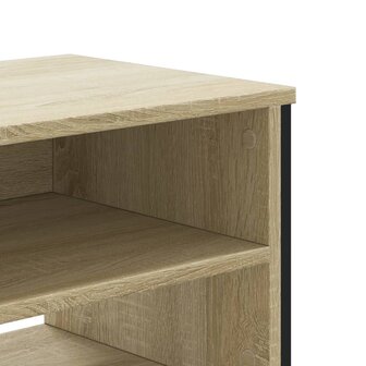 Tv-meubel 122x34x41 cm bewerkt hout sonoma eikenkleurig 7