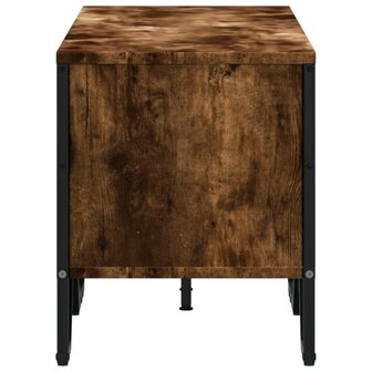 Tv-meubel 122x34x41 cm bewerkt hout gerookt eikenkleurig 5