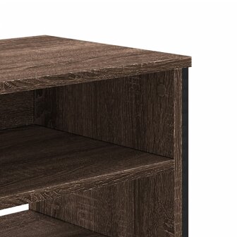 Tv-meubel 122x34x41 cm bewerkt hout bruin eikenkleurig 7