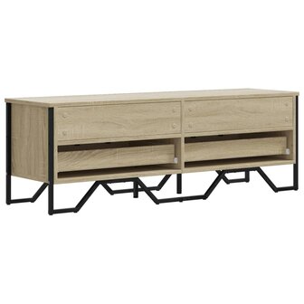 Tv-meubel 122x34x41 cm bewerkt hout sonoma eikenkleurig 6